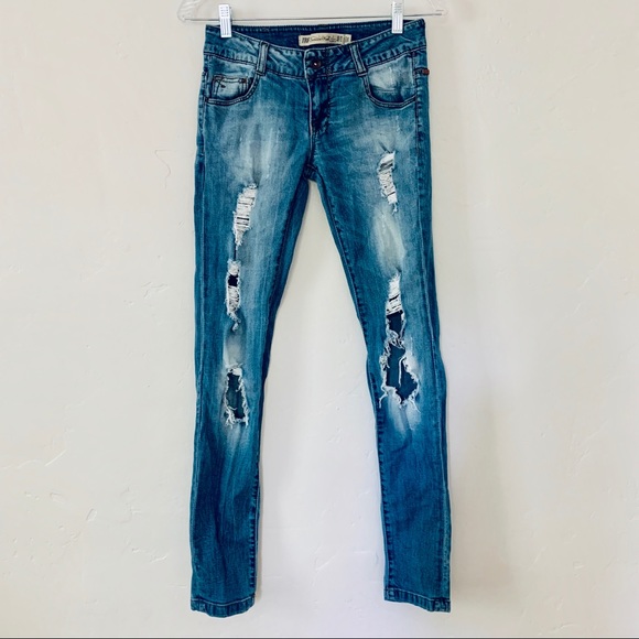Zara Denim - Zara Denim Distressed Jeans